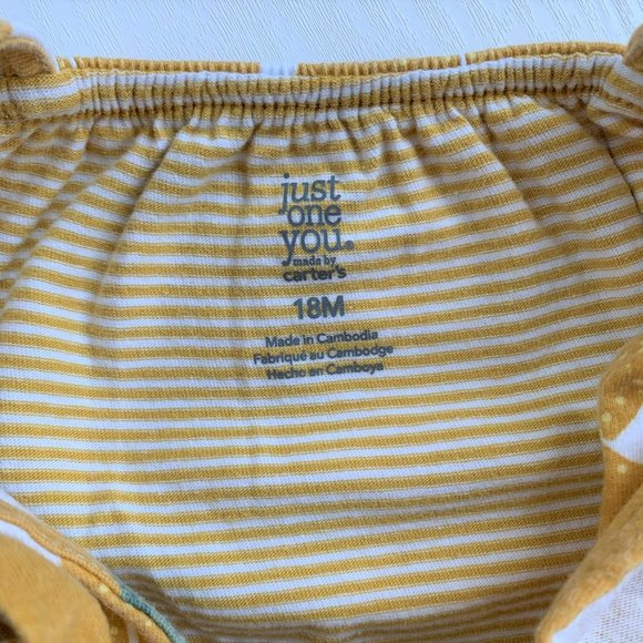 Infant Carter’s Lemon Romper 18M - Picture 6 of 6